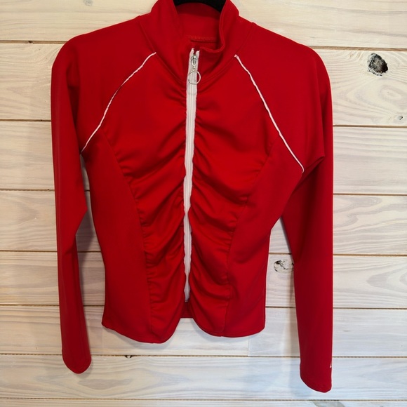 Women's Red Jacket - Picture 3 of 5